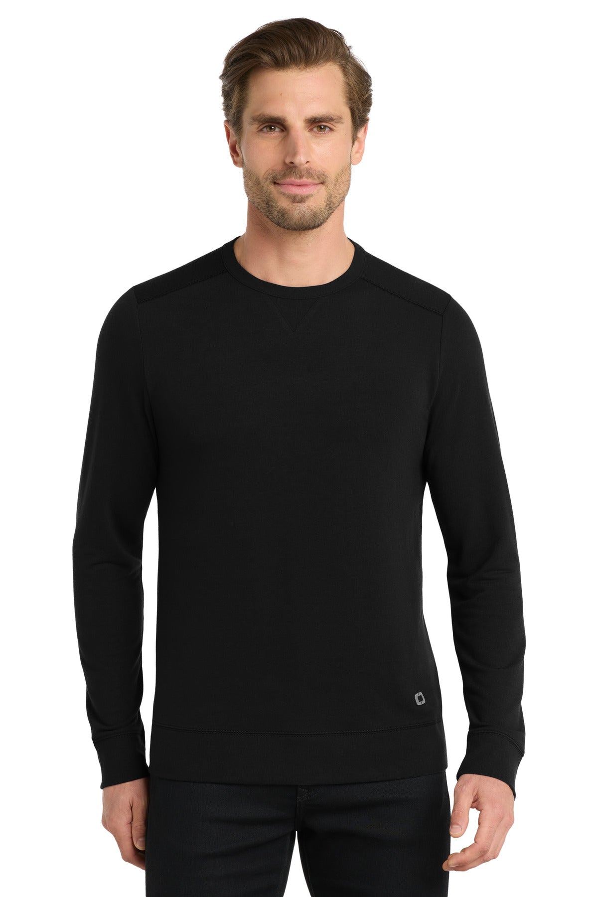 OGIO Luuma Flex Long Sleeve Crew - Blacktop