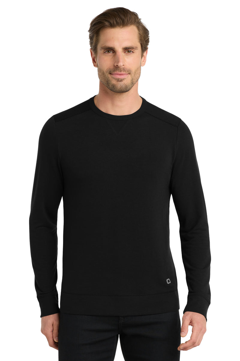 OGIO Luuma Flex Long Sleeve Crew - Blacktop