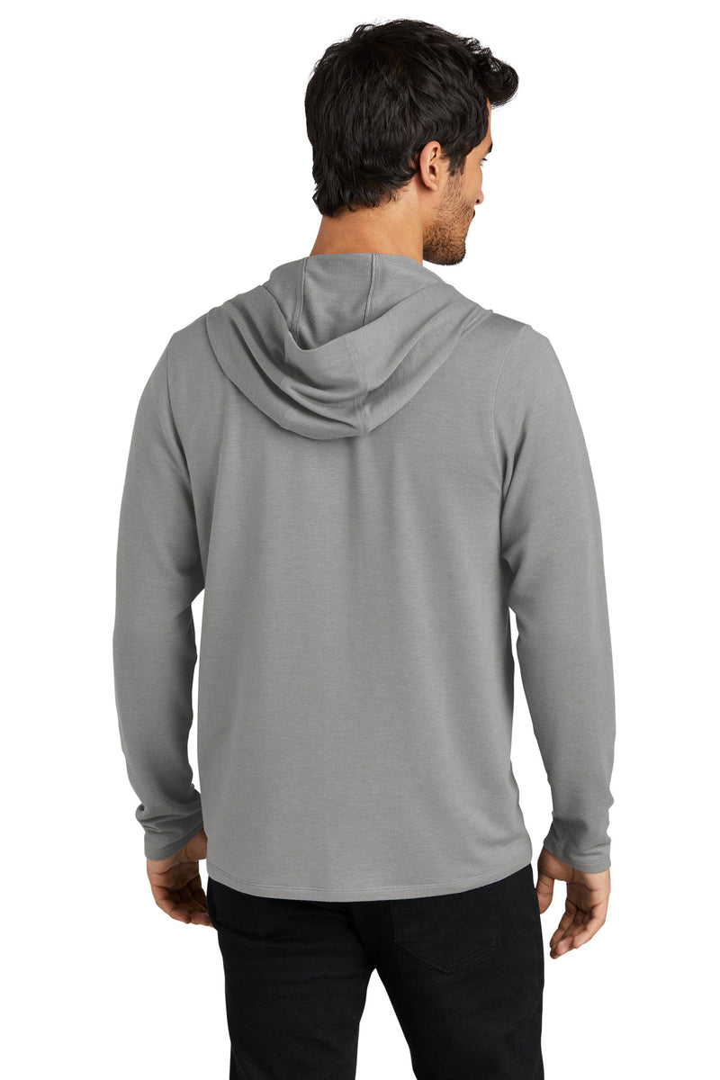 OGIO Luuma Flex Hooded Henley - Petrol Grey Heather