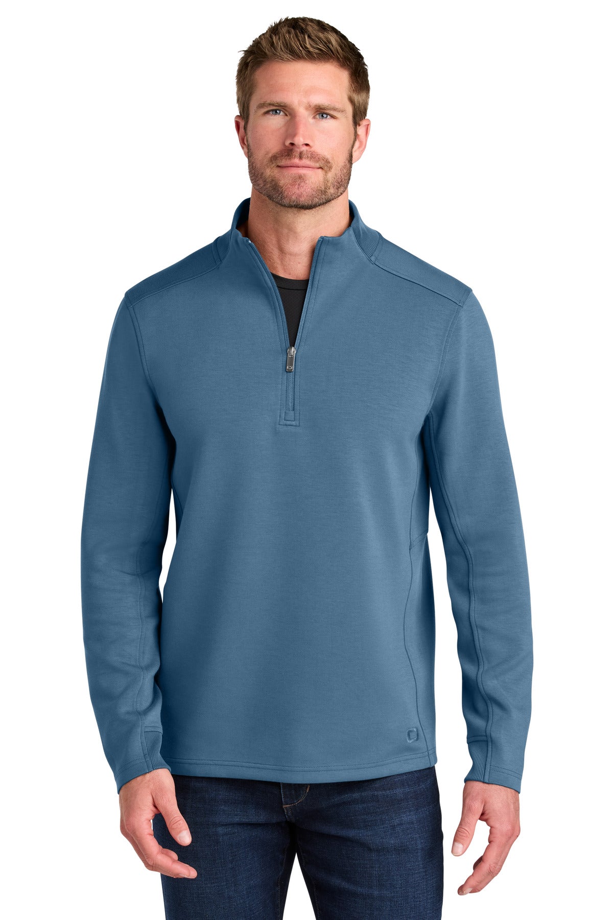 OGIO Transcend 1/4-Zip - Blue Mist