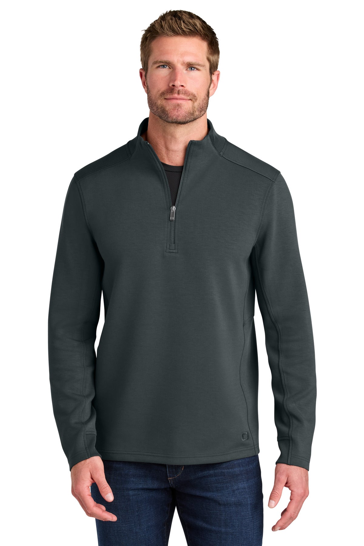 OGIO Transcend 1/4-Zip - Tarmac Grey