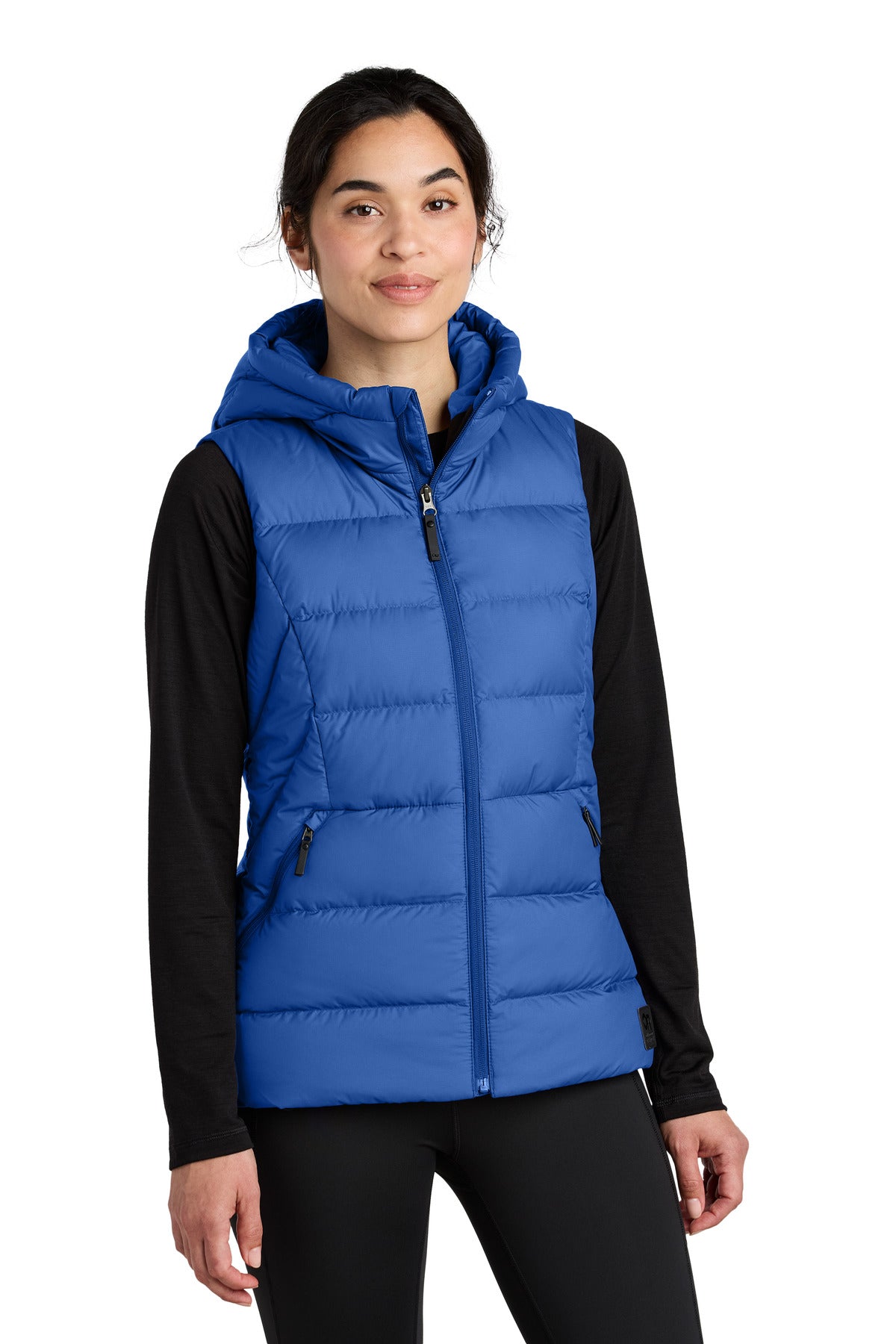 LIMITED EDITION Outdoor Research Women's Coldsnap Hooded Down Vest - Galaxy Blue