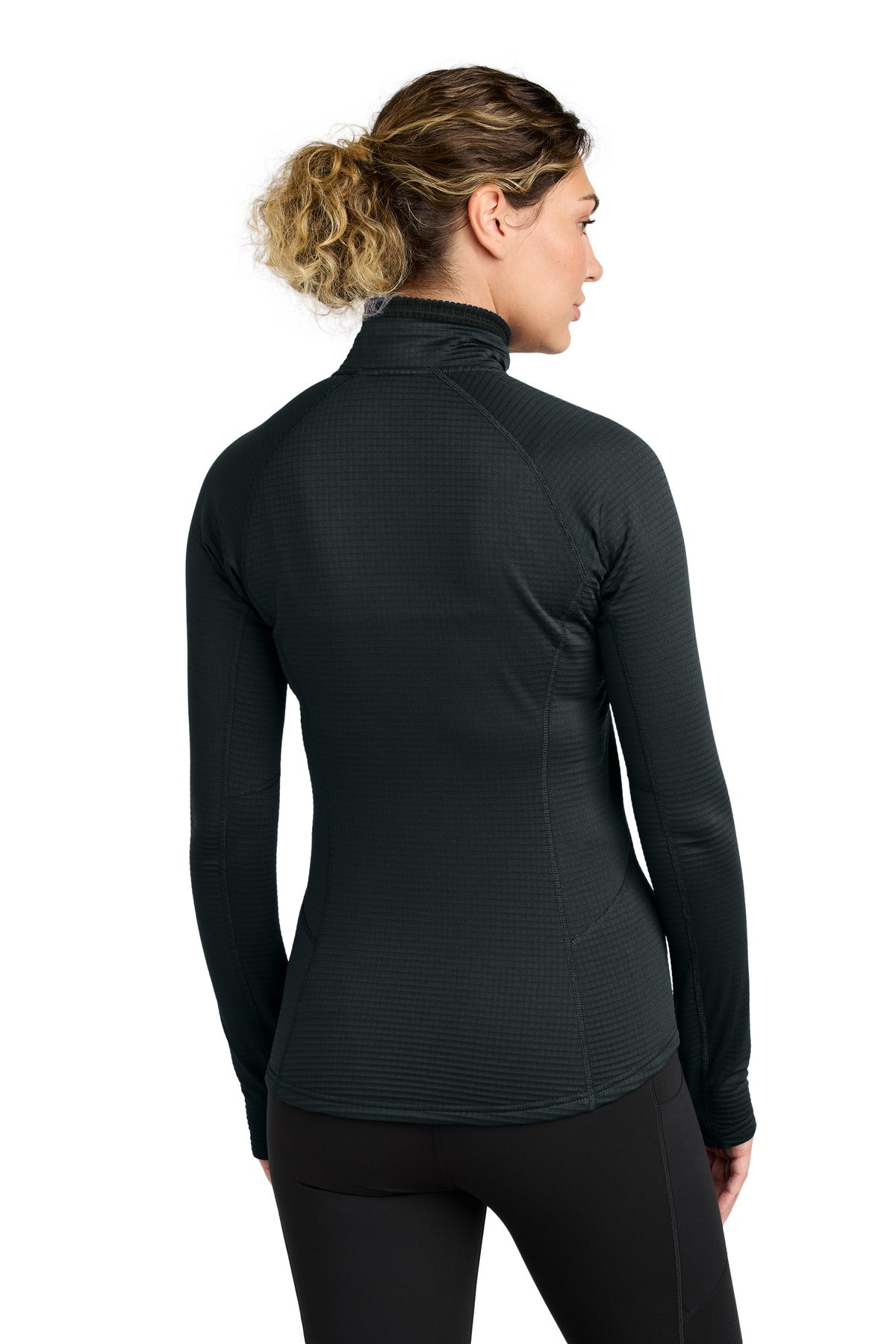 LIMITED EDITION Outdoor Research Women's Tech Grid 1/4-Zip Fleece - Black