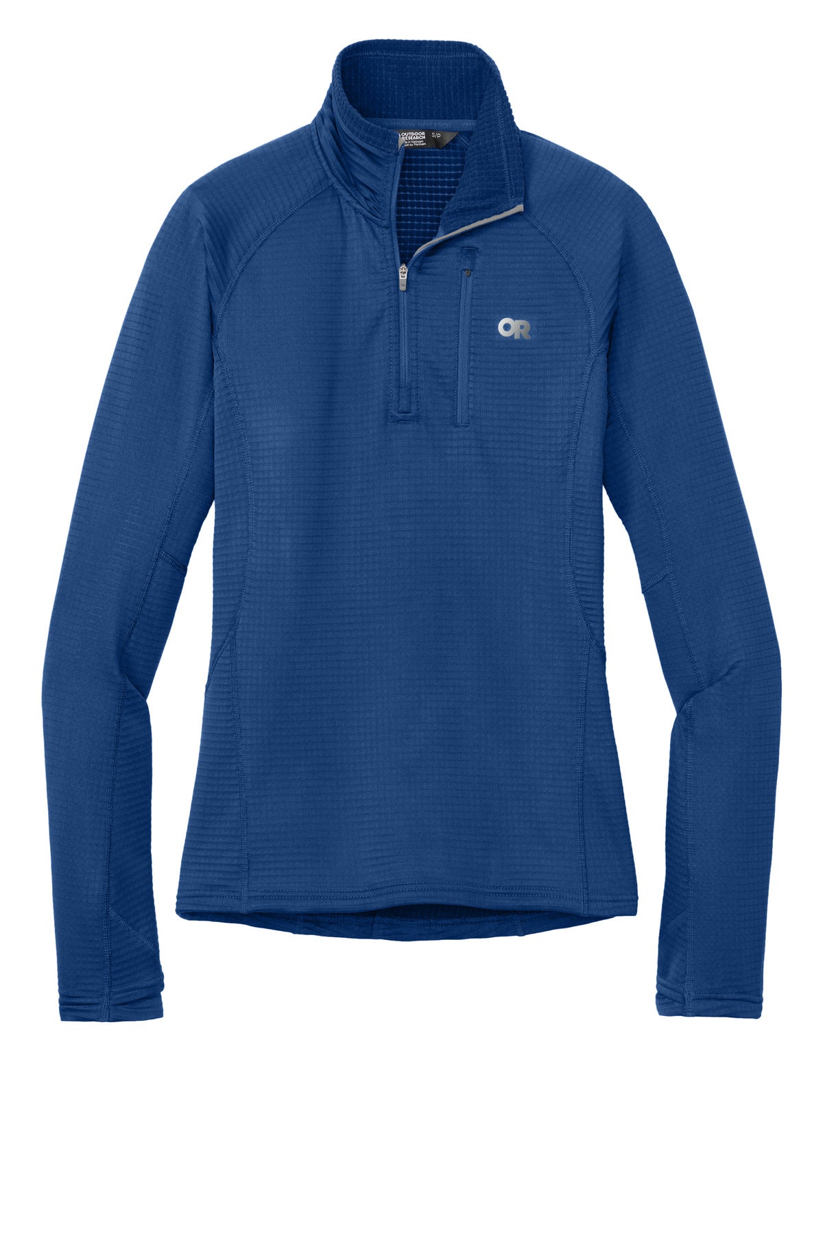 LIMITED EDITION Outdoor Research Women's Tech Grid 1/4-Zip Fleece - Galaxy Blue