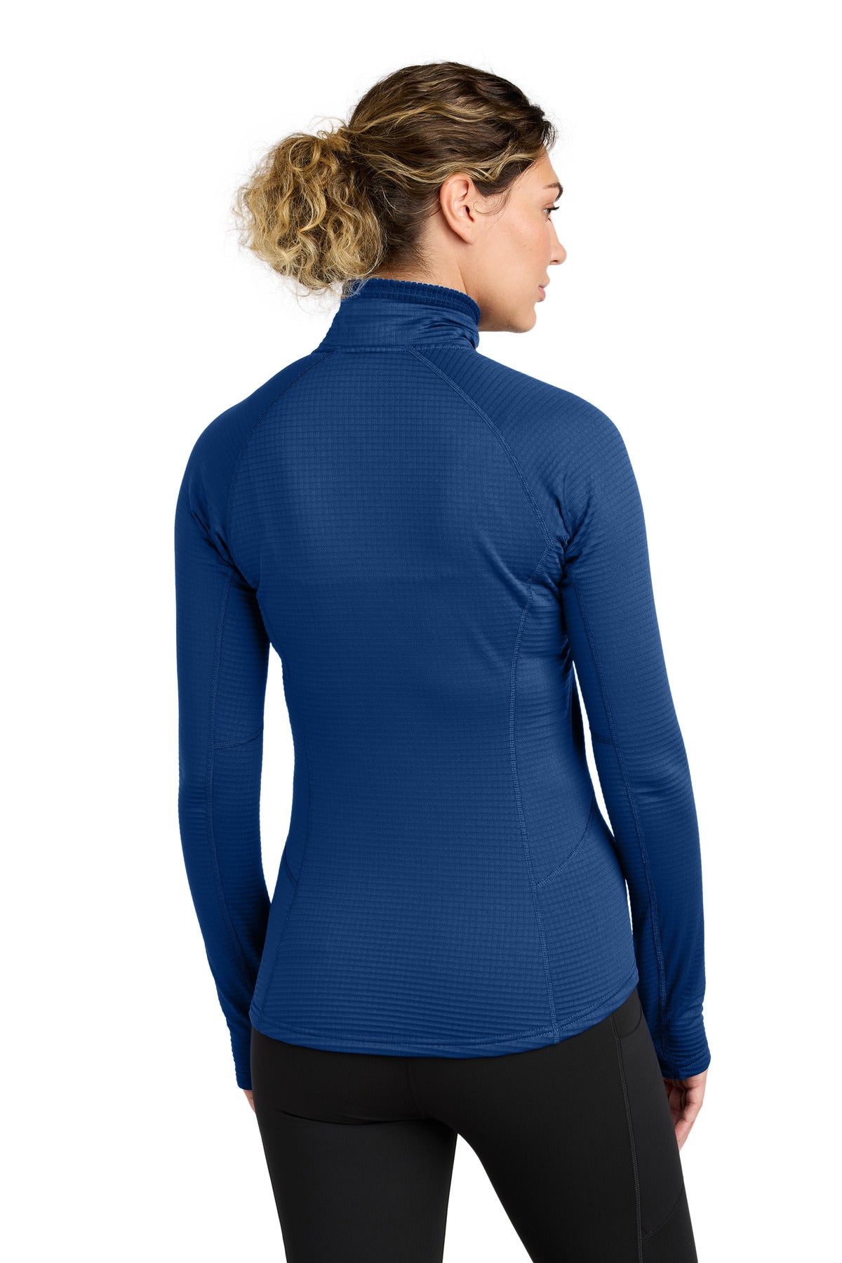 LIMITED EDITION Outdoor Research Women's Tech Grid 1/4-Zip Fleece - Galaxy Blue