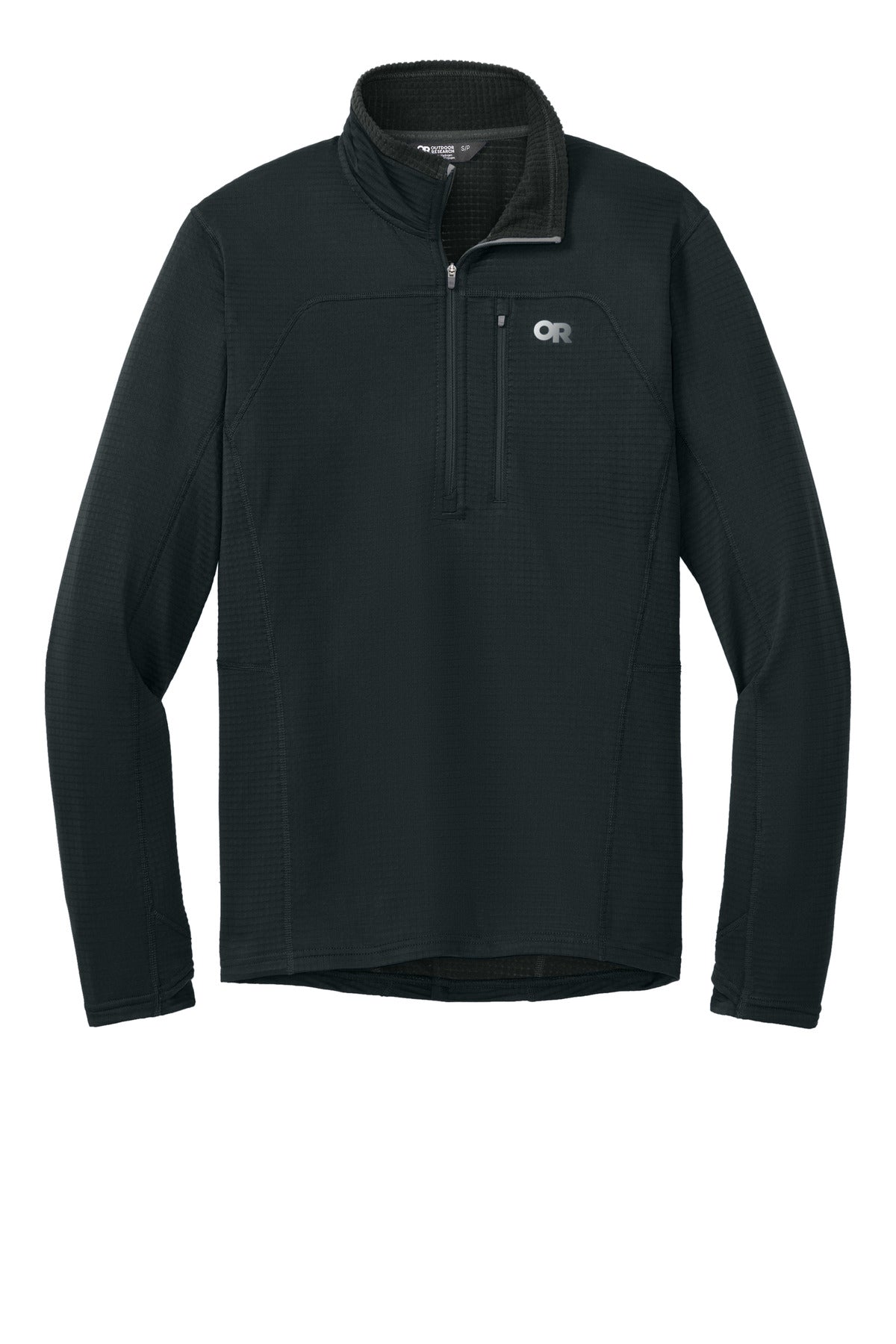 LIMITED EDITION Outdoor Research Tech Grid 1/4-Zip Fleece - Black