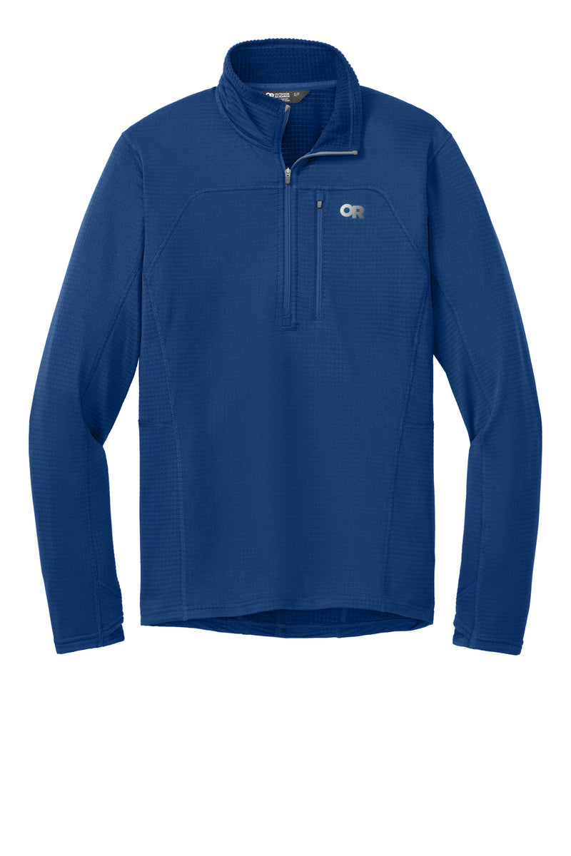 LIMITED EDITION Outdoor Research Tech Grid 1/4-Zip Fleece - Galaxy Blue