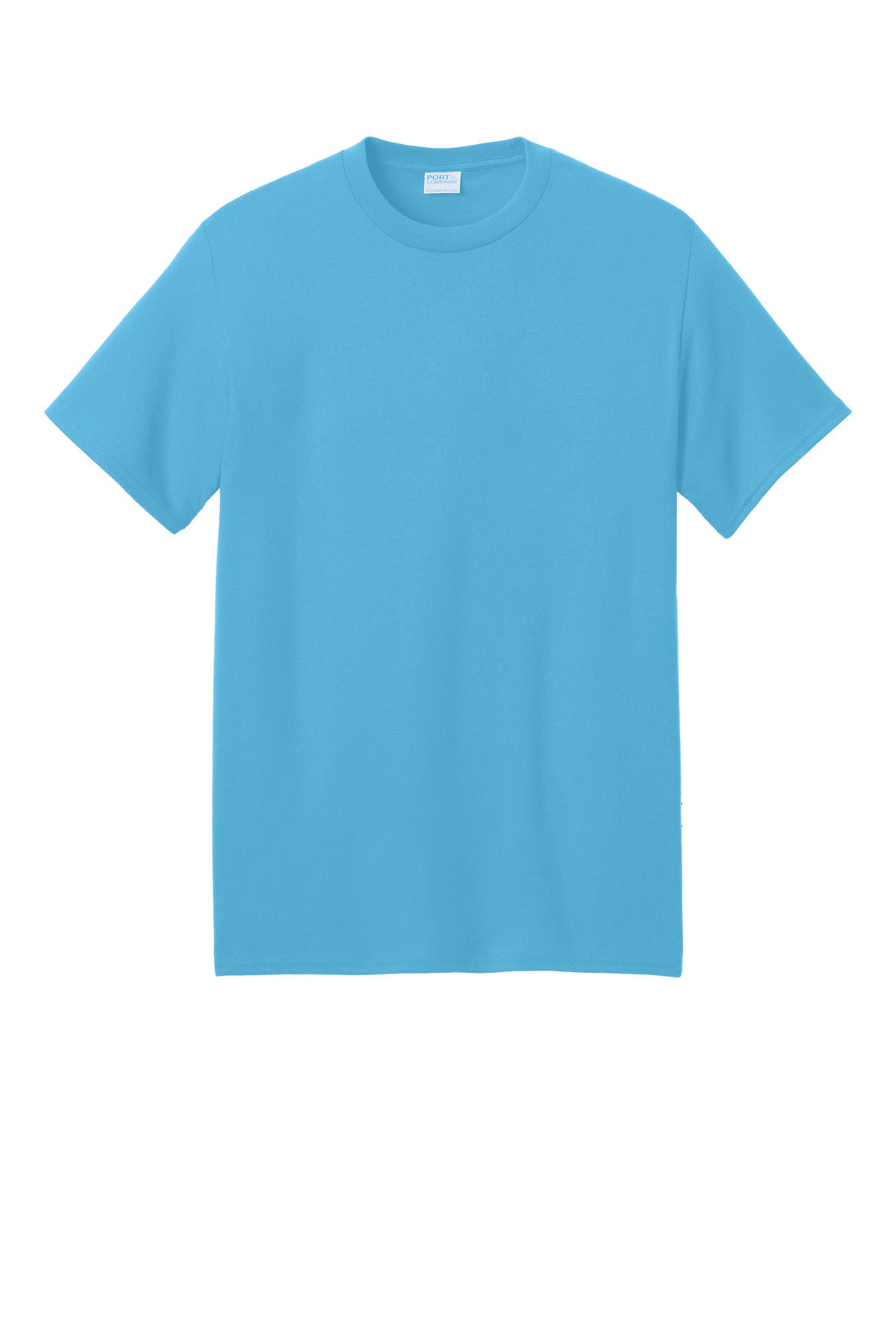 Port & Co Core Blend Recycled Tee - Aquatic Blue