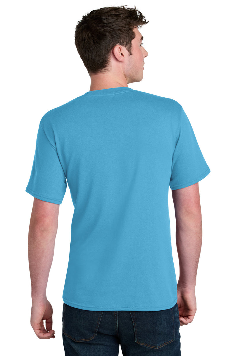 Port & Co Core Blend Recycled Tee - Aquatic Blue
