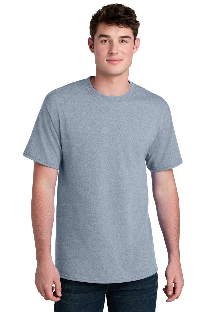 Port & Co Core Blend Recycled Tee - Athletic Heather