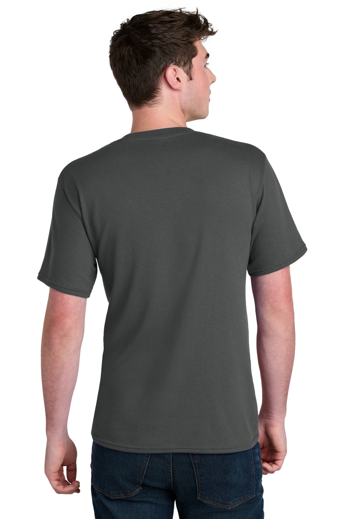Port & Co Core Blend Recycled Tee - Charcoal