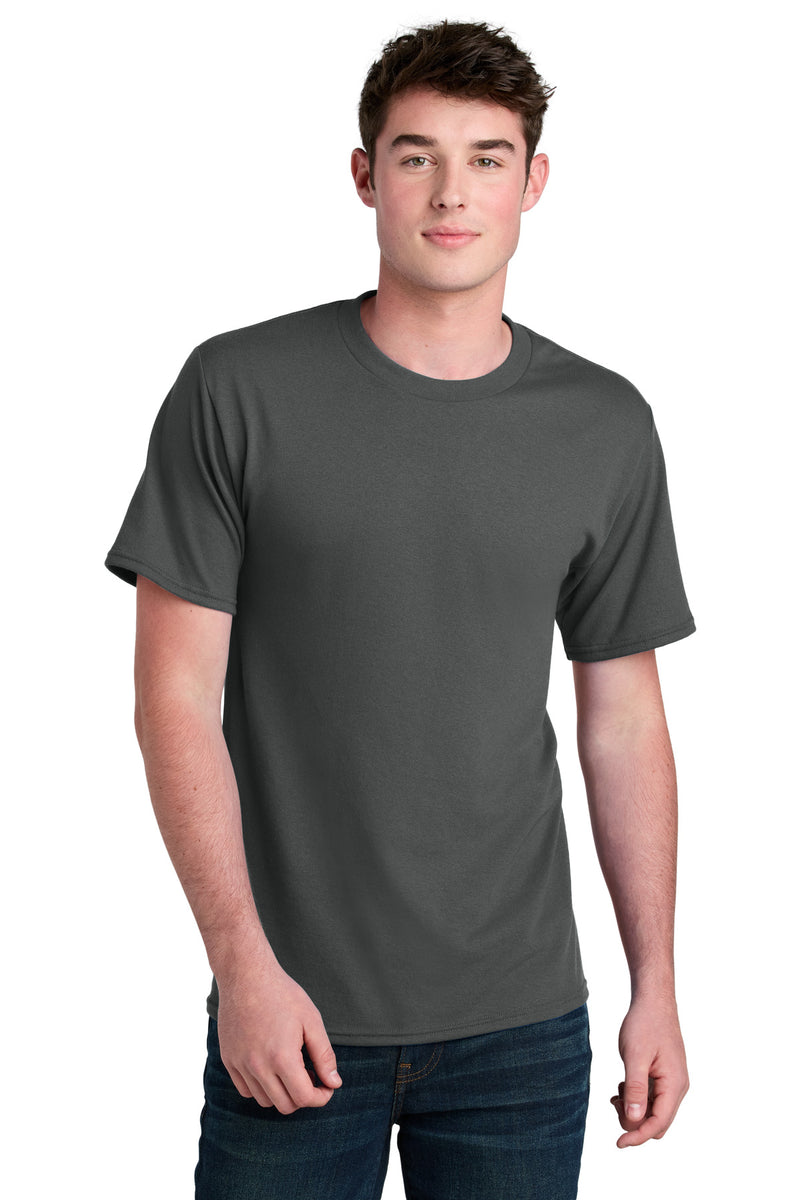 Port & Co Core Blend Recycled Tee - Charcoal