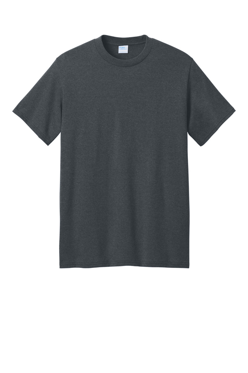 Port & Co Core Blend Recycled Tee - Dark Heather Grey