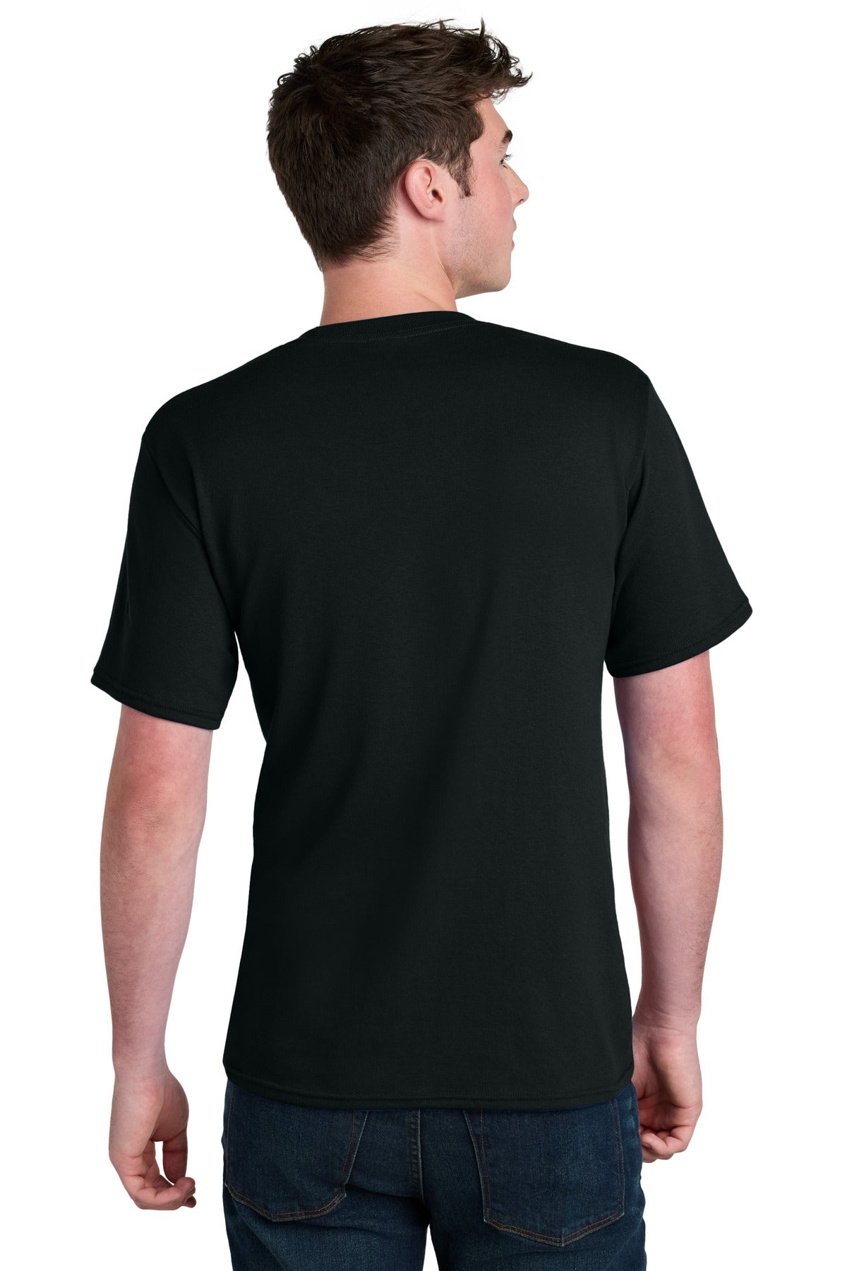 Port & Co Core Blend Recycled Tee - Jet Black