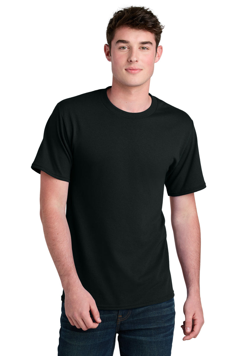 Port & Co Core Blend Recycled Tee - Jet Black