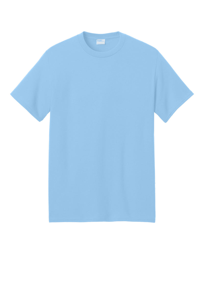 Port & Co Core Blend Recycled Tee - Light Blue