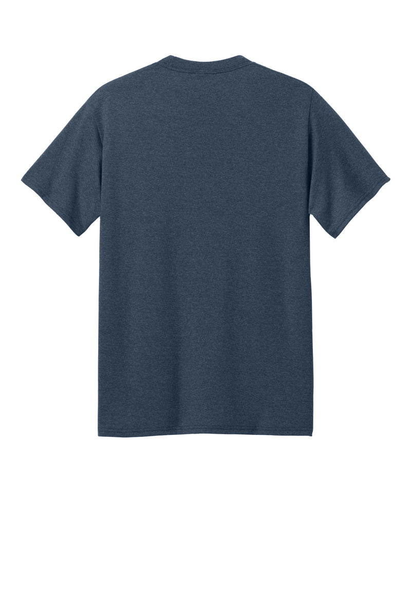 Port & Co Core Blend Recycled Tee - Navy Blue Heather