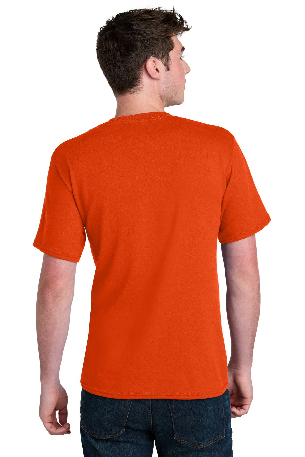 Port & Co Core Blend Recycled Tee - Orange