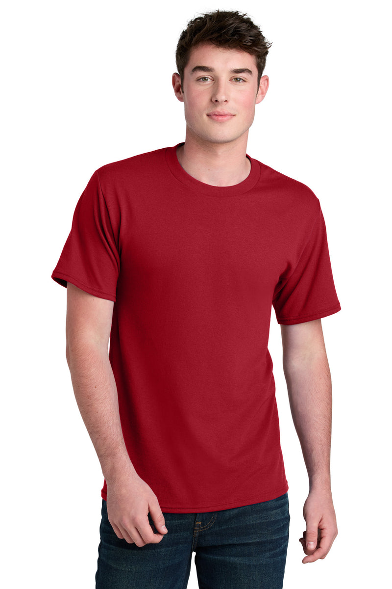 Port & Co Core Blend Recycled Tee - Red