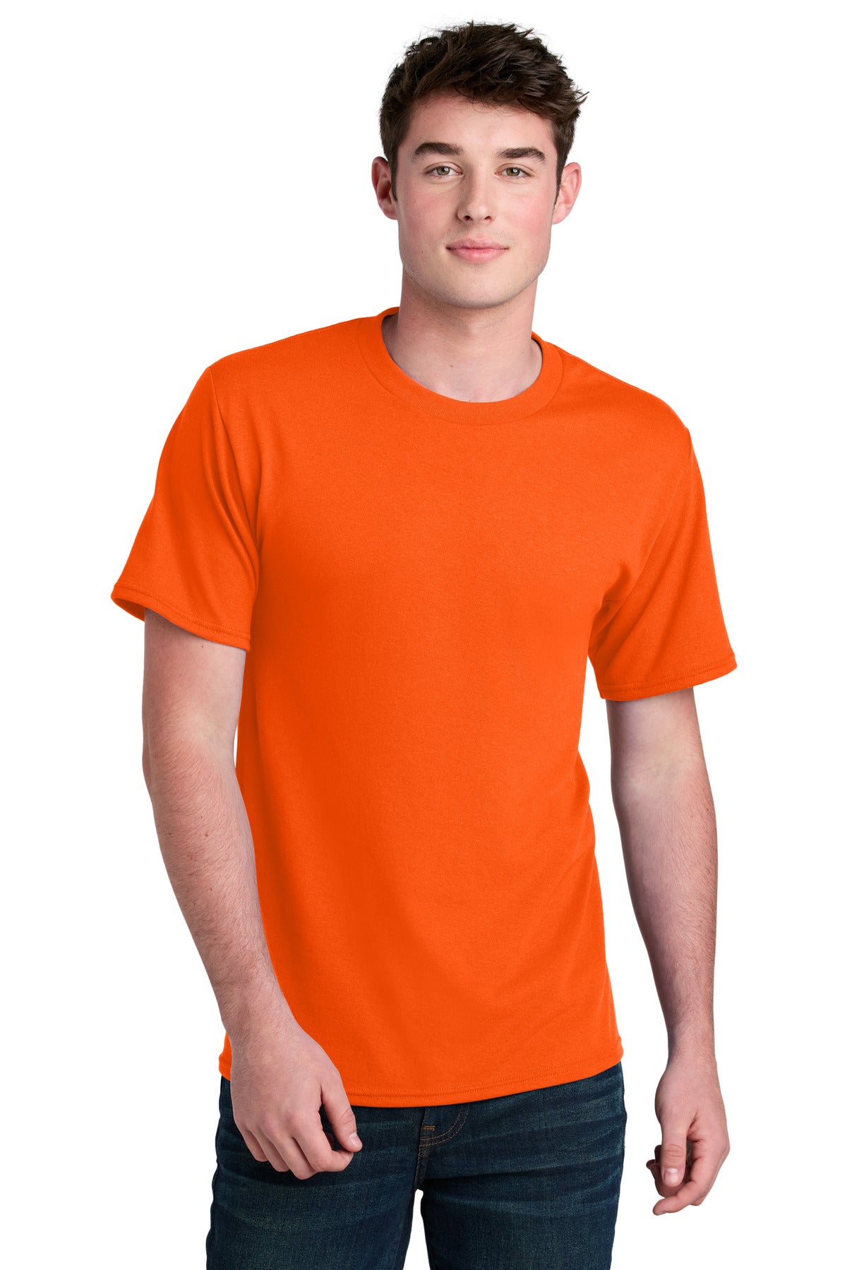 Port & Co Core Blend Recycled Tee - S. Orange