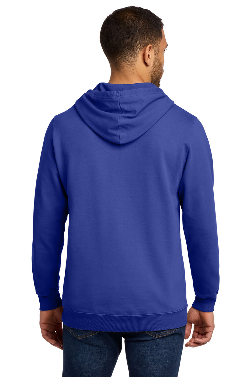 Port & Co Beach Wash Garment-Dyed Pullover Hooded Sweatshirt - Blue Iris