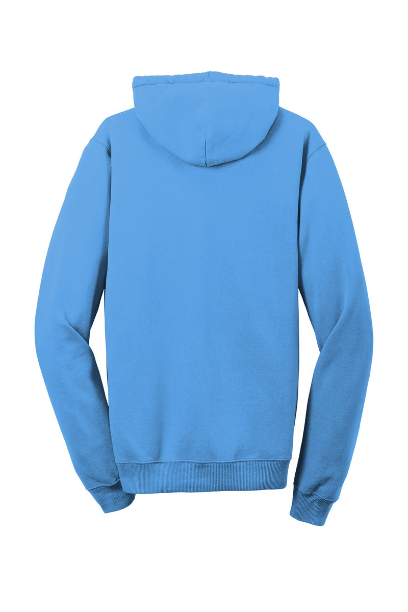 Port & Co Beach Wash Garment-Dyed Pullover Hooded Sweatshirt - Blue Moon