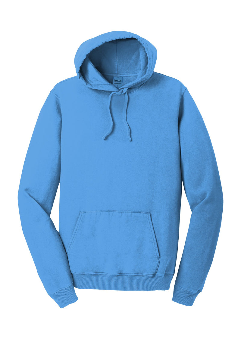Port & Co Beach Wash Garment-Dyed Pullover Hooded Sweatshirt - Blue Moon
