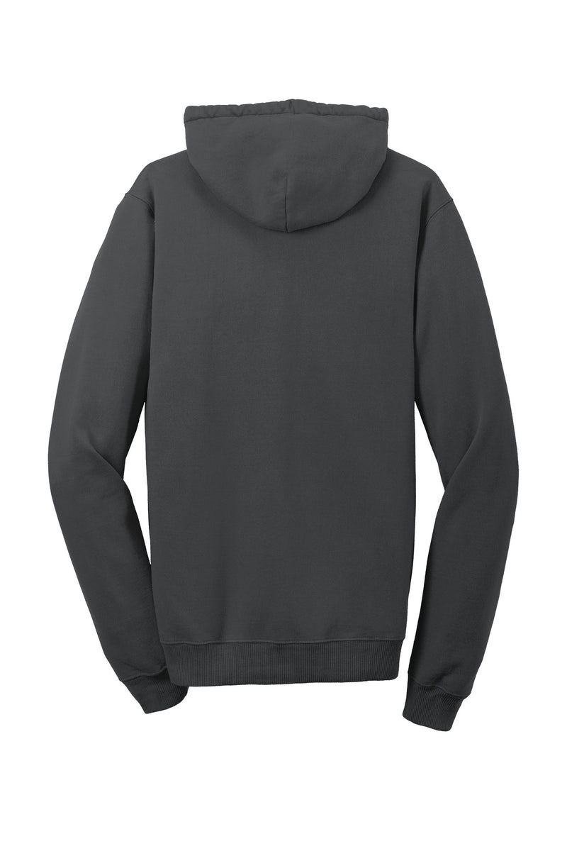 Port & Co Beach Wash Garment-Dyed Pullover Hooded Sweatshirt - Coal
