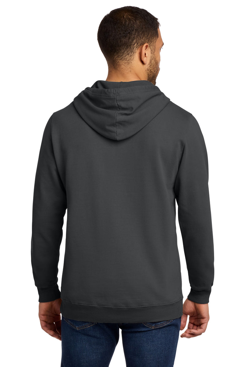 Port & Co Beach Wash Garment-Dyed Pullover Hooded Sweatshirt - Coal