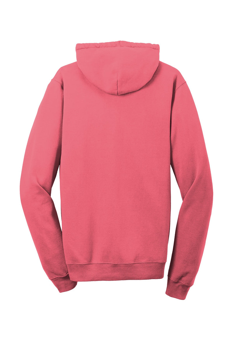 Port & Co Beach Wash Garment-Dyed Pullover Hooded Sweatshirt - Fruit Punch