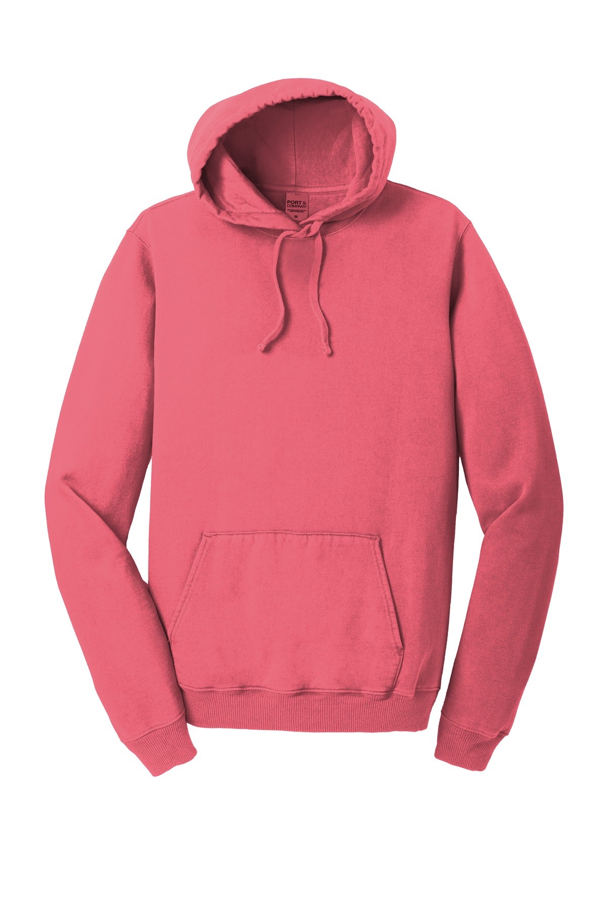 Port & Co Beach Wash Garment-Dyed Pullover Hooded Sweatshirt - Fruit Punch
