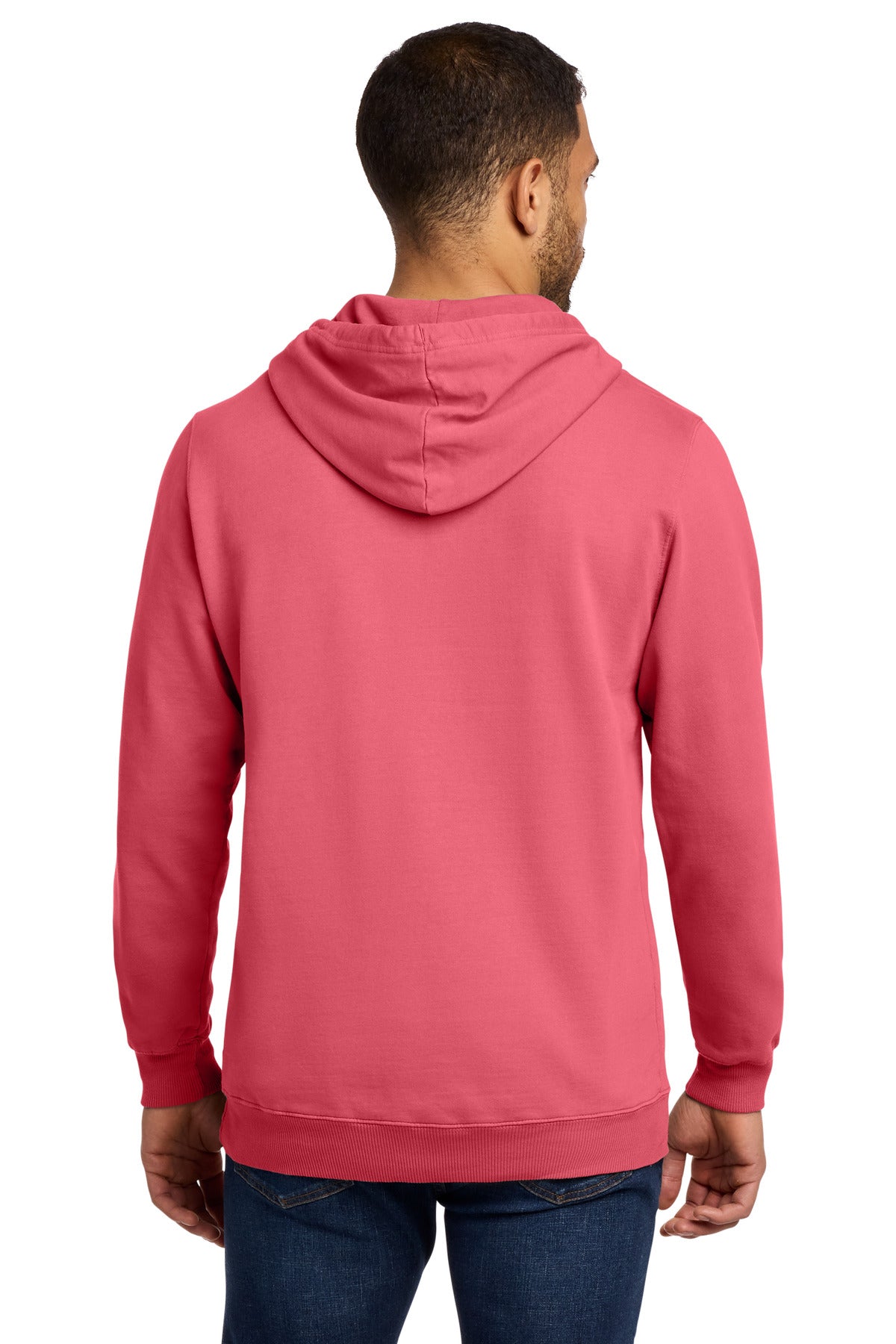 Port & Co Beach Wash Garment-Dyed Pullover Hooded Sweatshirt - Fruit Punch