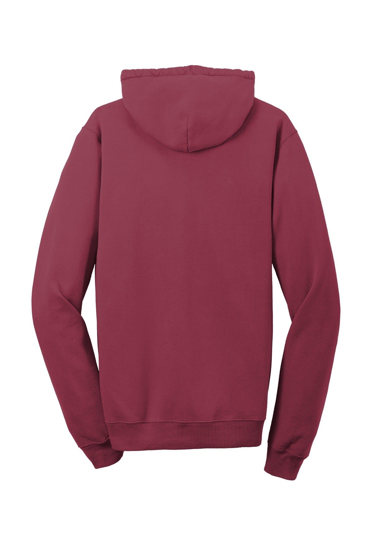 Port & Co Beach Wash Garment-Dyed Pullover Hooded Sweatshirt - Merlot