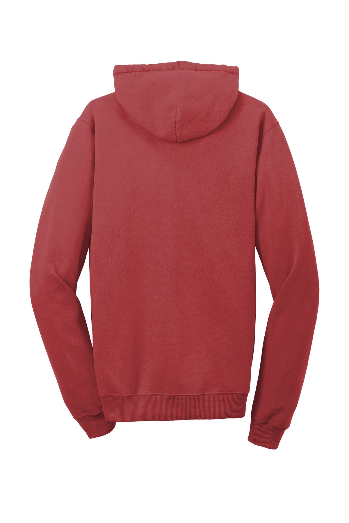 Port & Co Beach Wash Garment-Dyed Pullover Hooded Sweatshirt - Red Rock