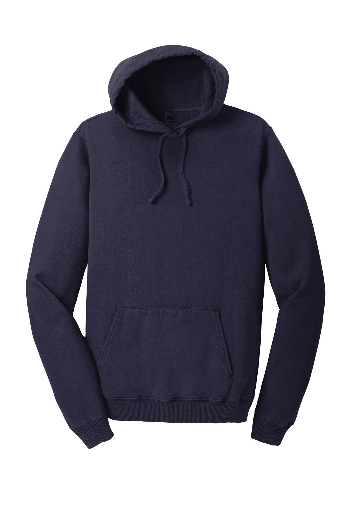 Port & Co Beach Wash Garment-Dyed Pullover Hooded Sweatshirt - True Navy