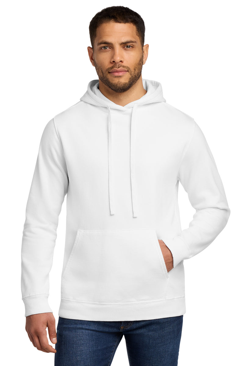 Port & Co Beach Wash Garment-Dyed Pullover Hooded Sweatshirt - White