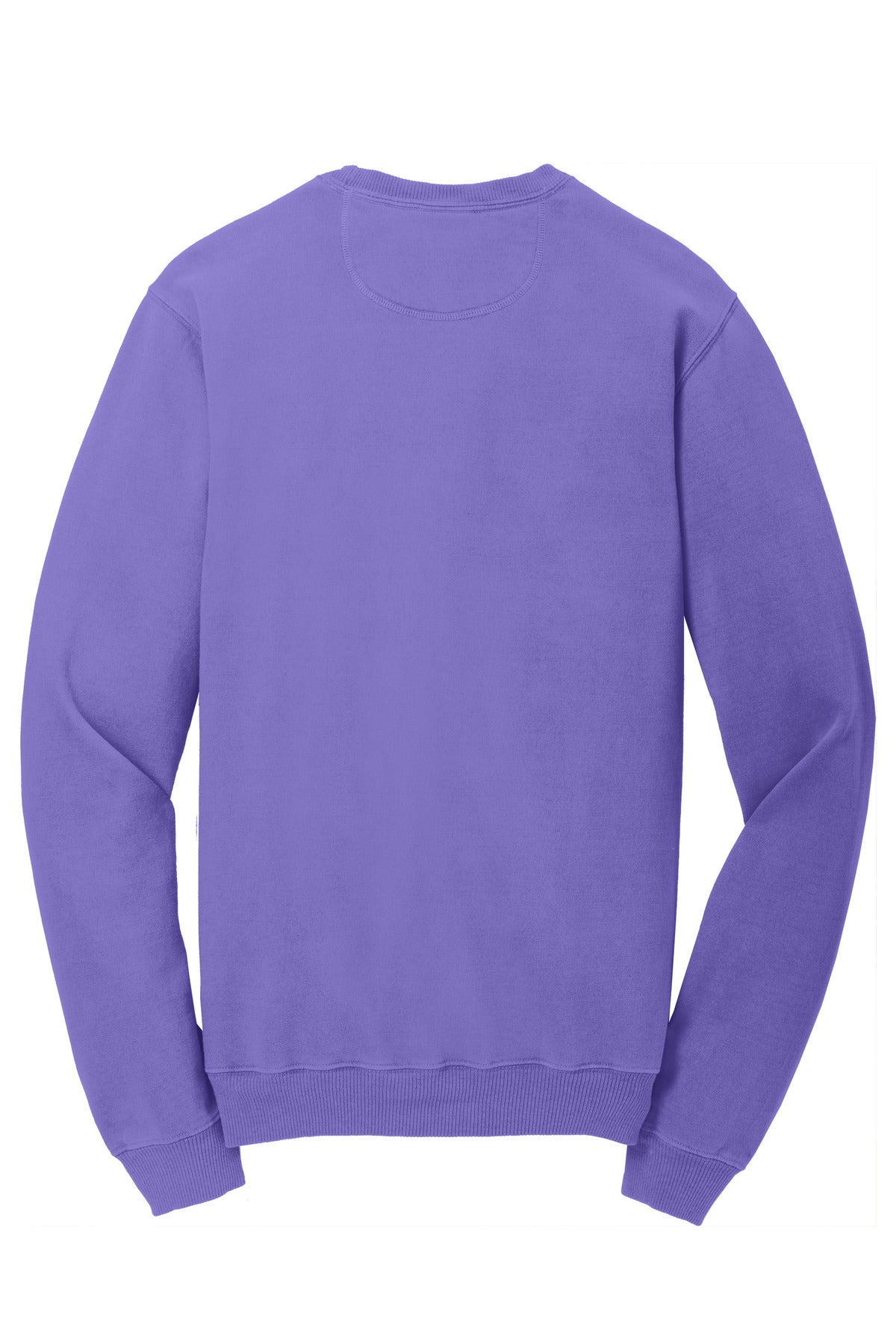 Port & Co Beach Wash Garment-Dyed Crewneck Sweatshirt - Amethyst