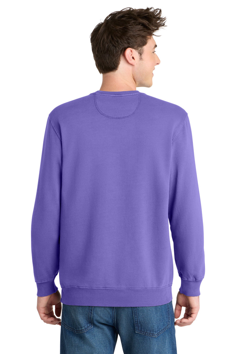 Port & Co Beach Wash Garment-Dyed Crewneck Sweatshirt - Amethyst