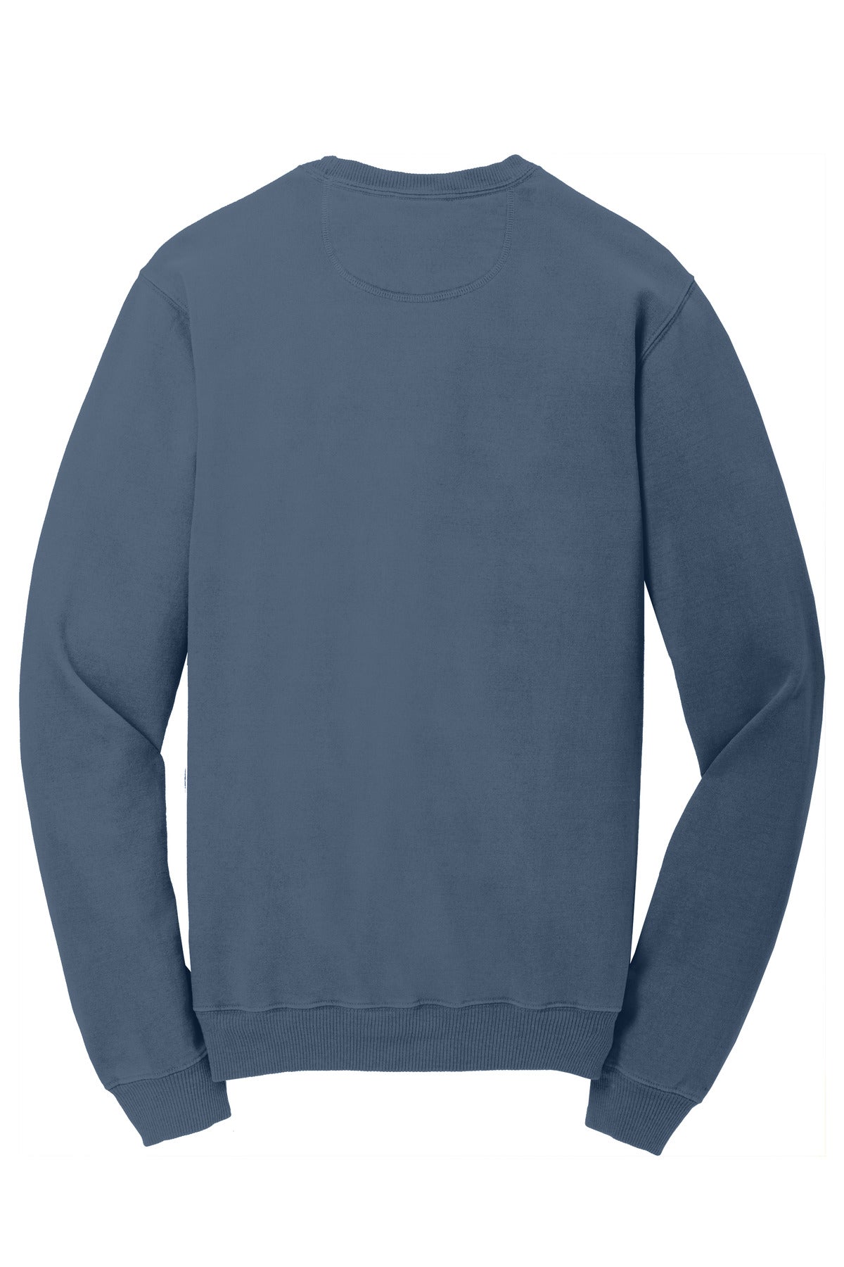 Port & Co Beach Wash Garment-Dyed Crewneck Sweatshirt - Denim Blue