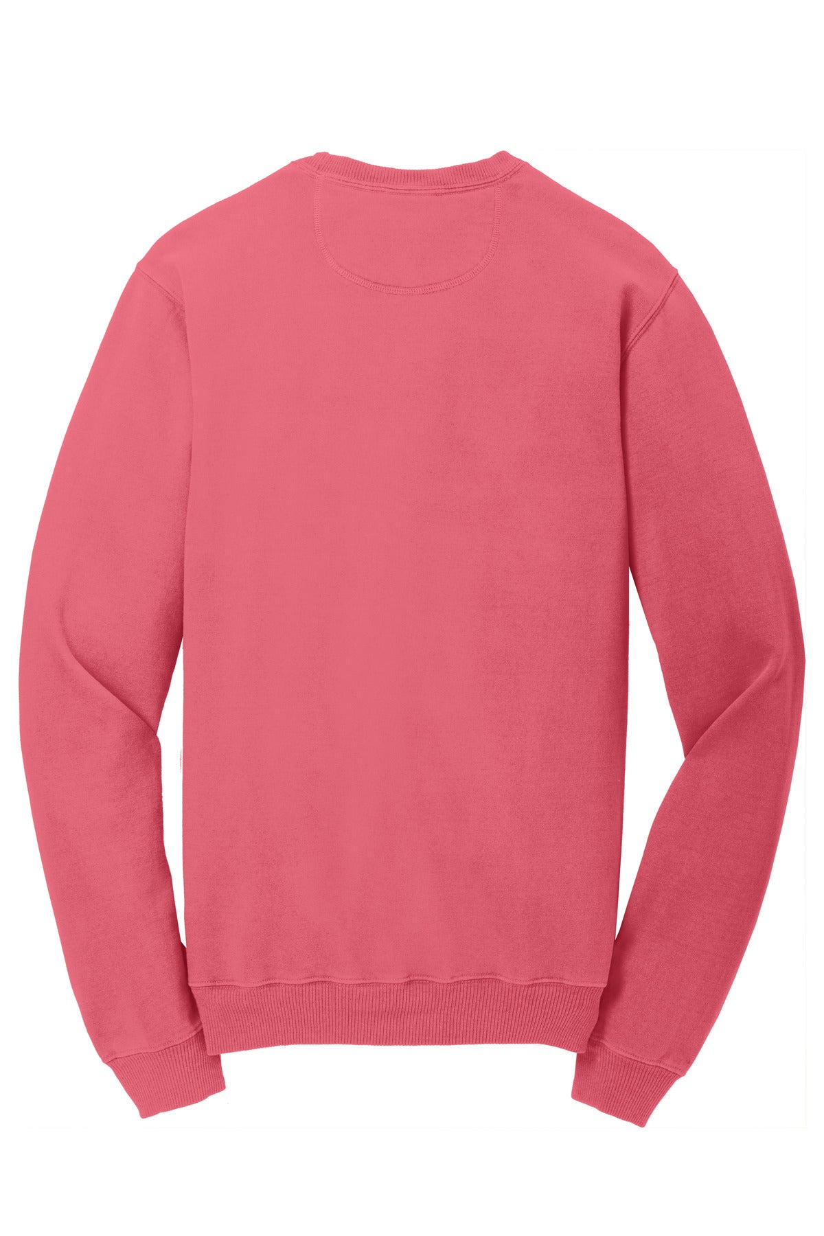 Port & Co Beach Wash Garment-Dyed Crewneck Sweatshirt - Fruit Punch