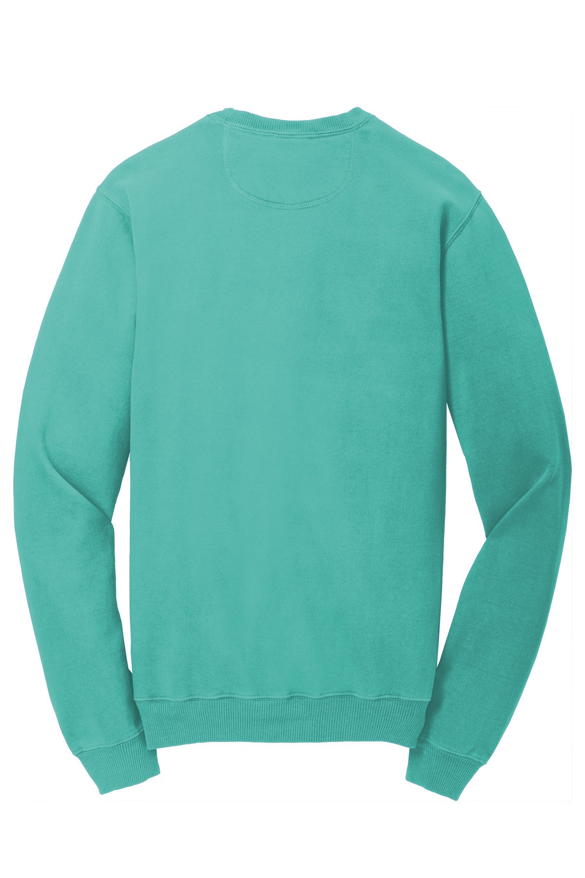 Port & Co Beach Wash Garment-Dyed Crewneck Sweatshirt - Peacock