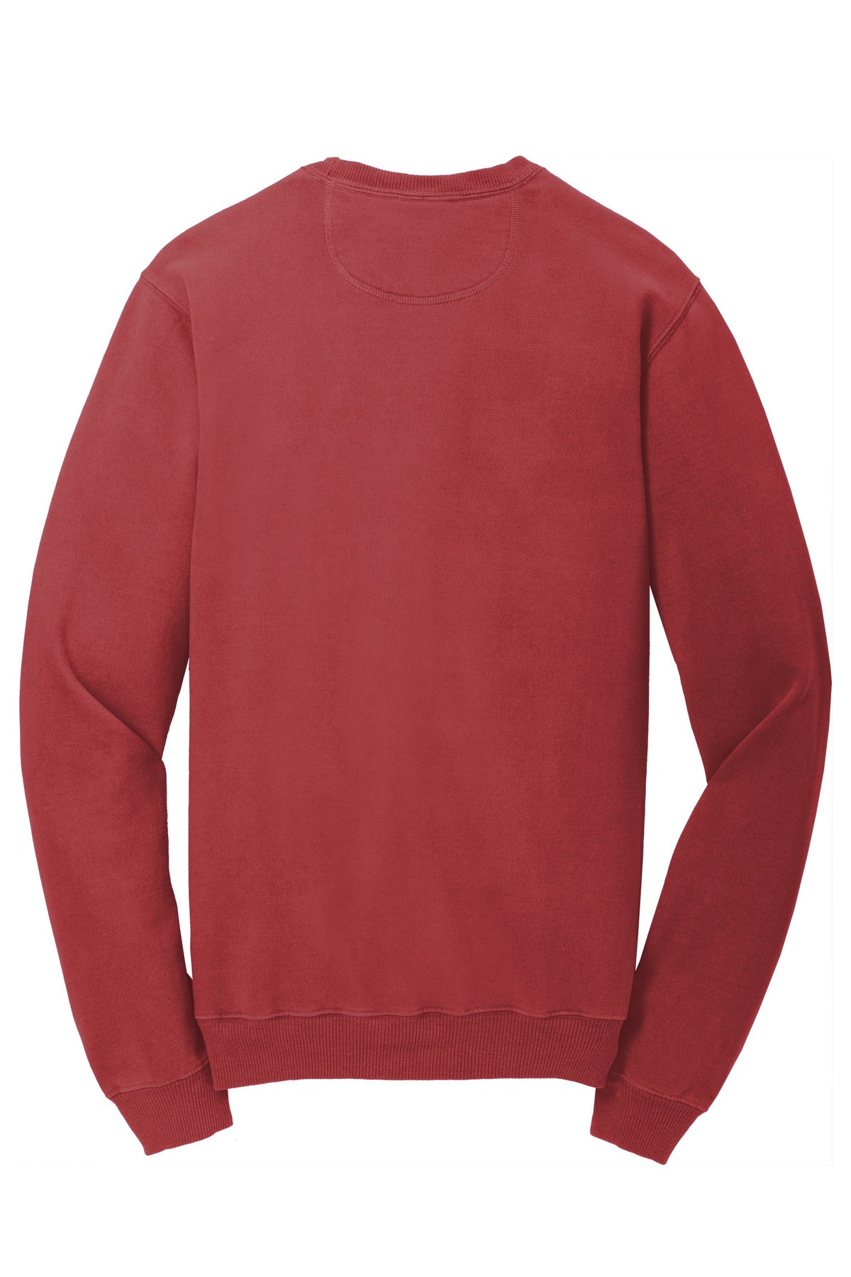 Port & Co Beach Wash Garment-Dyed Crewneck Sweatshirt - Red Rock
