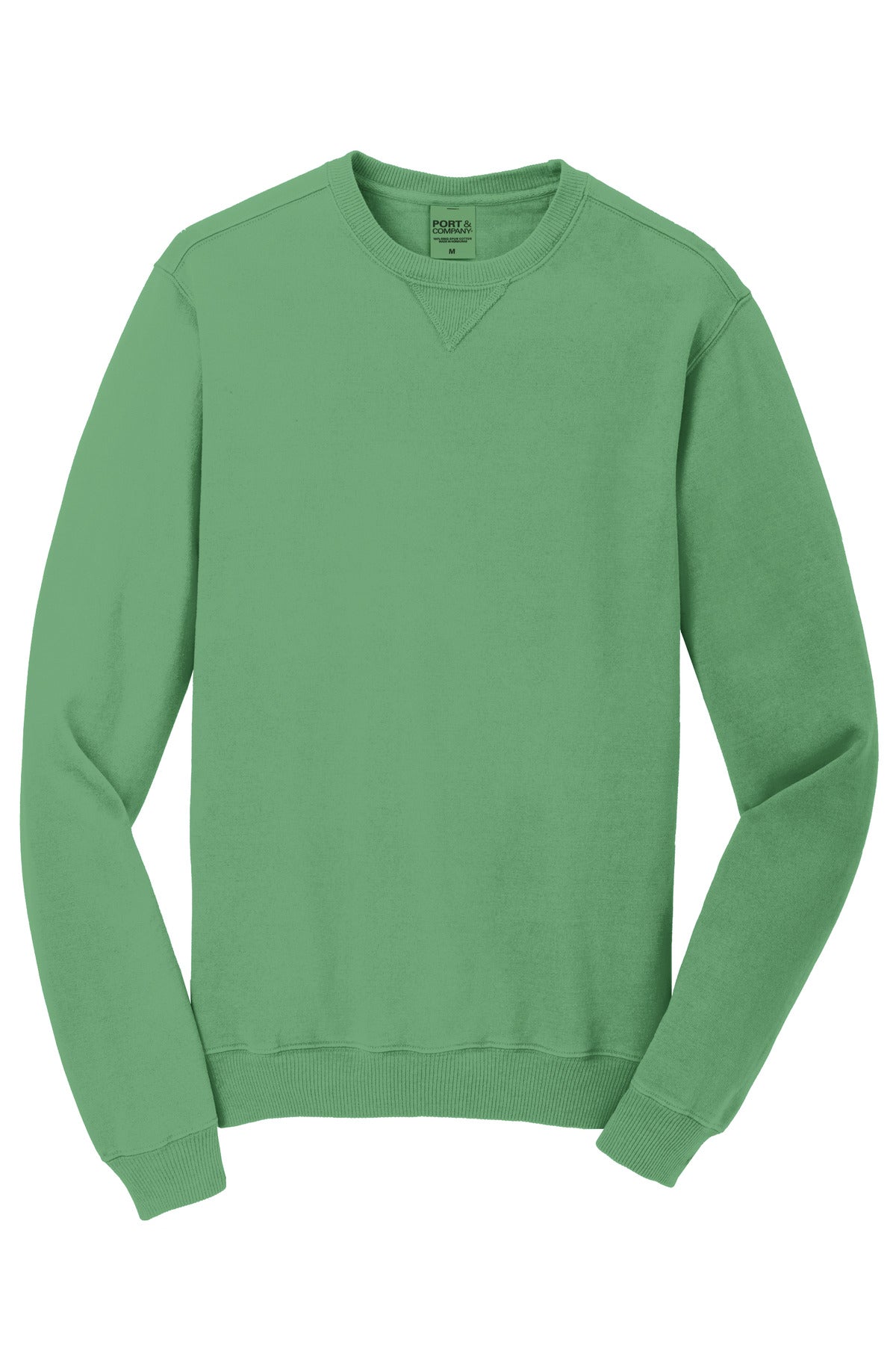 Port & Co Beach Wash Garment-Dyed Crewneck Sweatshirt - Safari