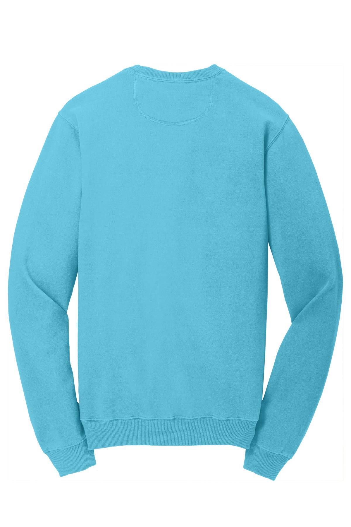 Port & Co Beach Wash Garment-Dyed Crewneck Sweatshirt - Tidal Wave