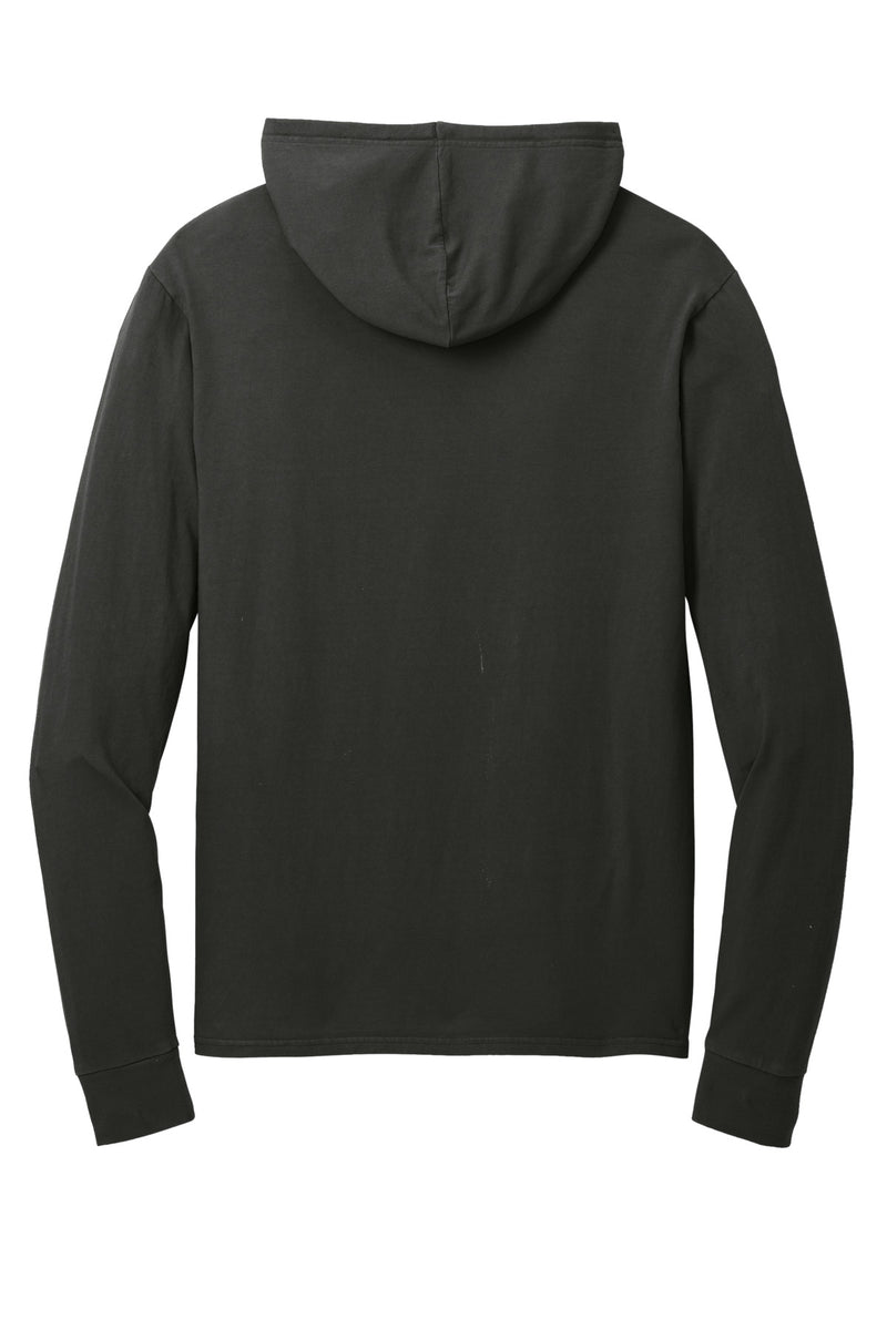 Port & Co Beach Wash Garment-Dyed Pullover Hooded Tee - Black
