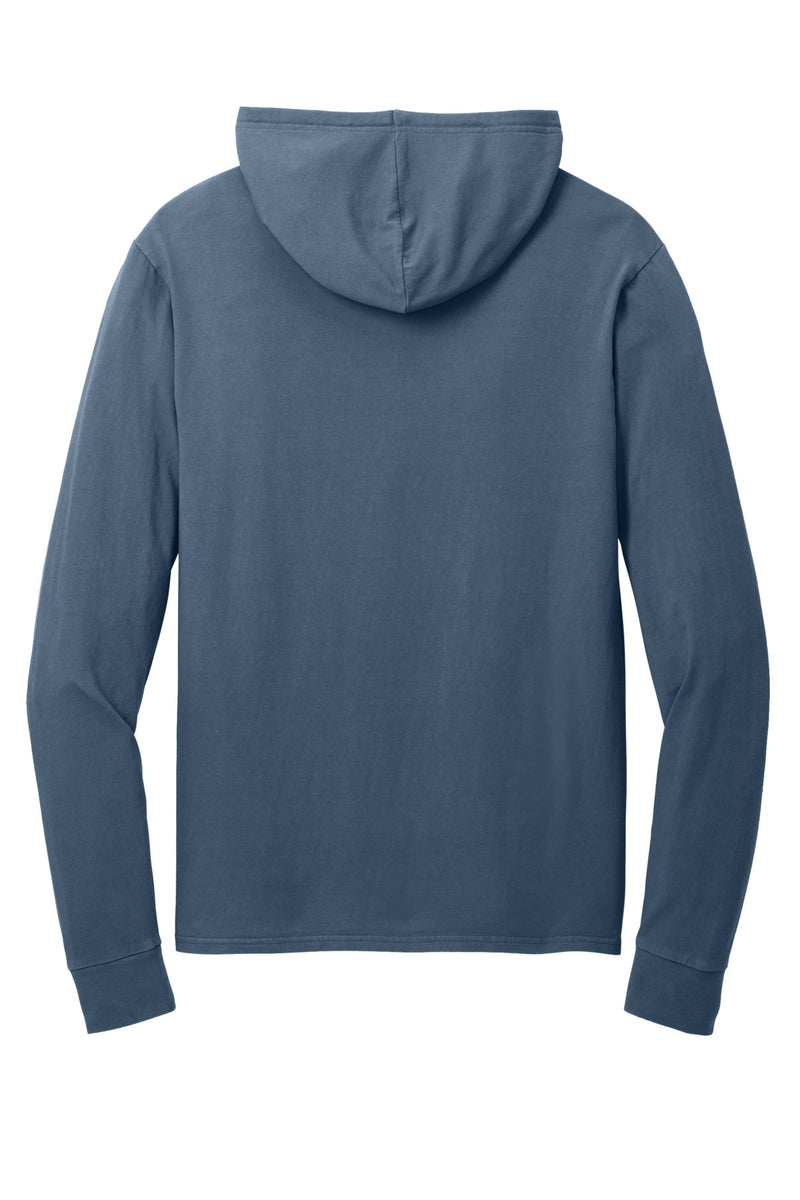 Port & Co Beach Wash Garment-Dyed Pullover Hooded Tee - Denim Blue