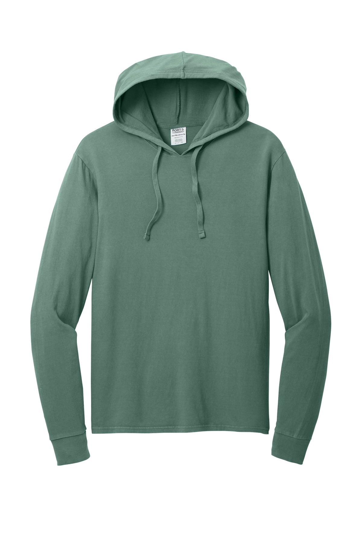 Port & Co Beach Wash Garment-Dyed Pullover Hooded Tee - Nordic Green