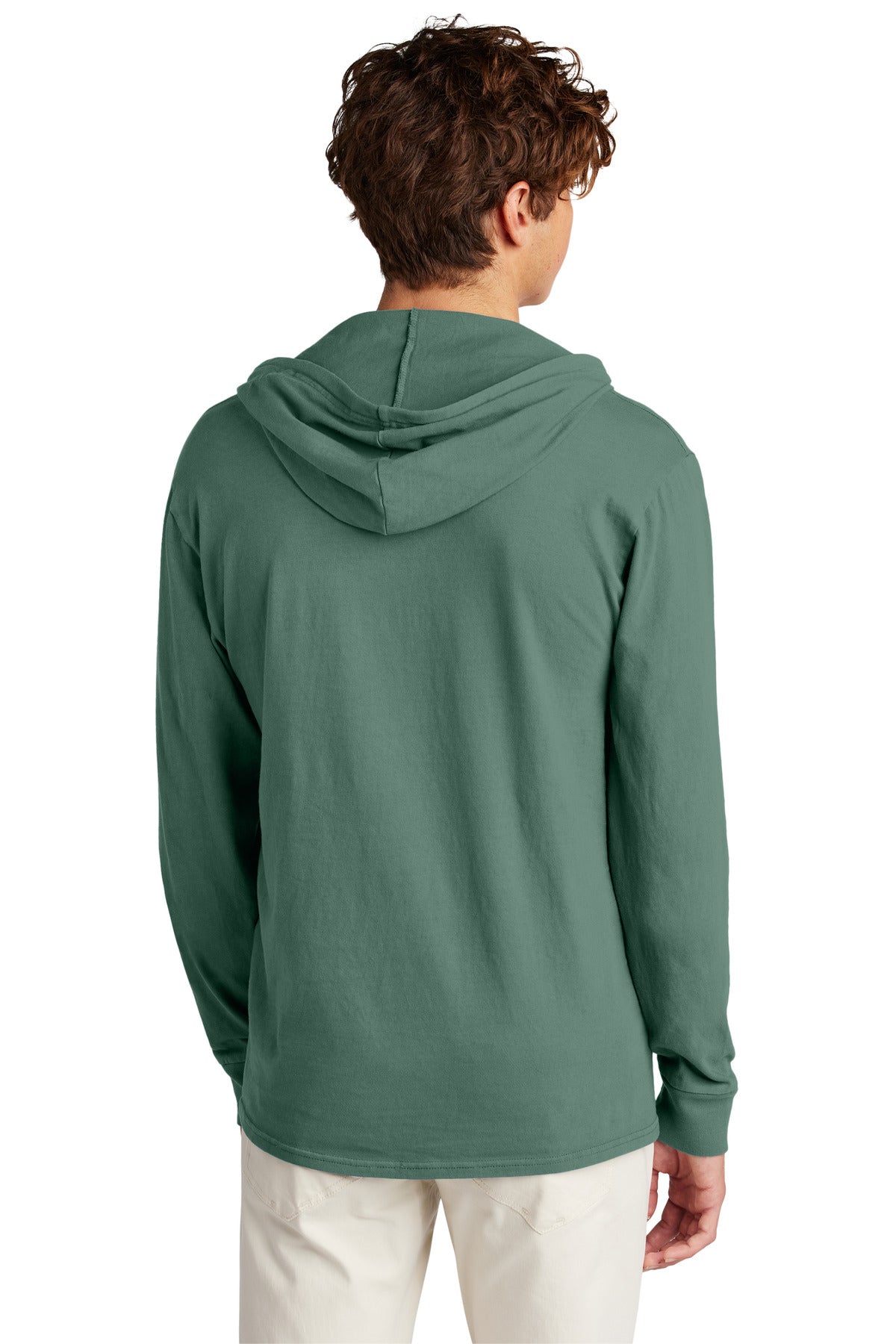 Port & Co Beach Wash Garment-Dyed Pullover Hooded Tee - Nordic Green