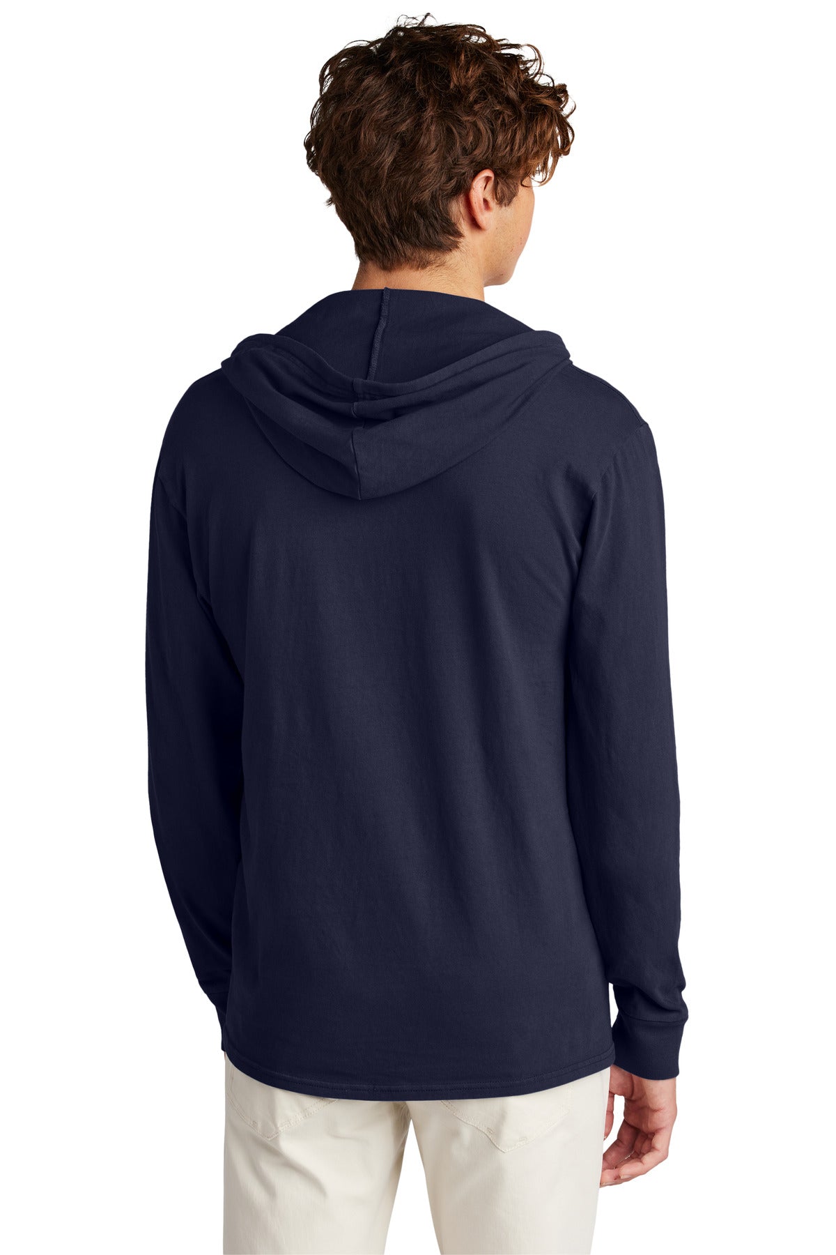 Port & Co Beach Wash Garment-Dyed Pullover Hooded Tee - True Navy