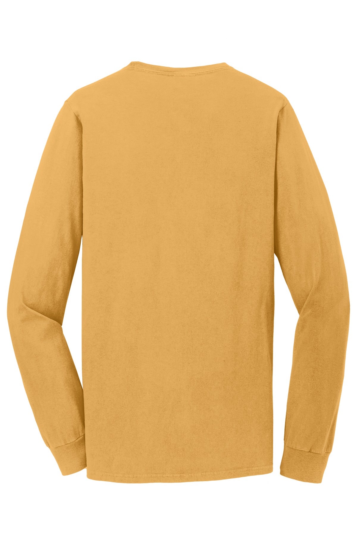Port & Co Beach Wash Garment-Dyed Long Sleeve Tee - Dijon